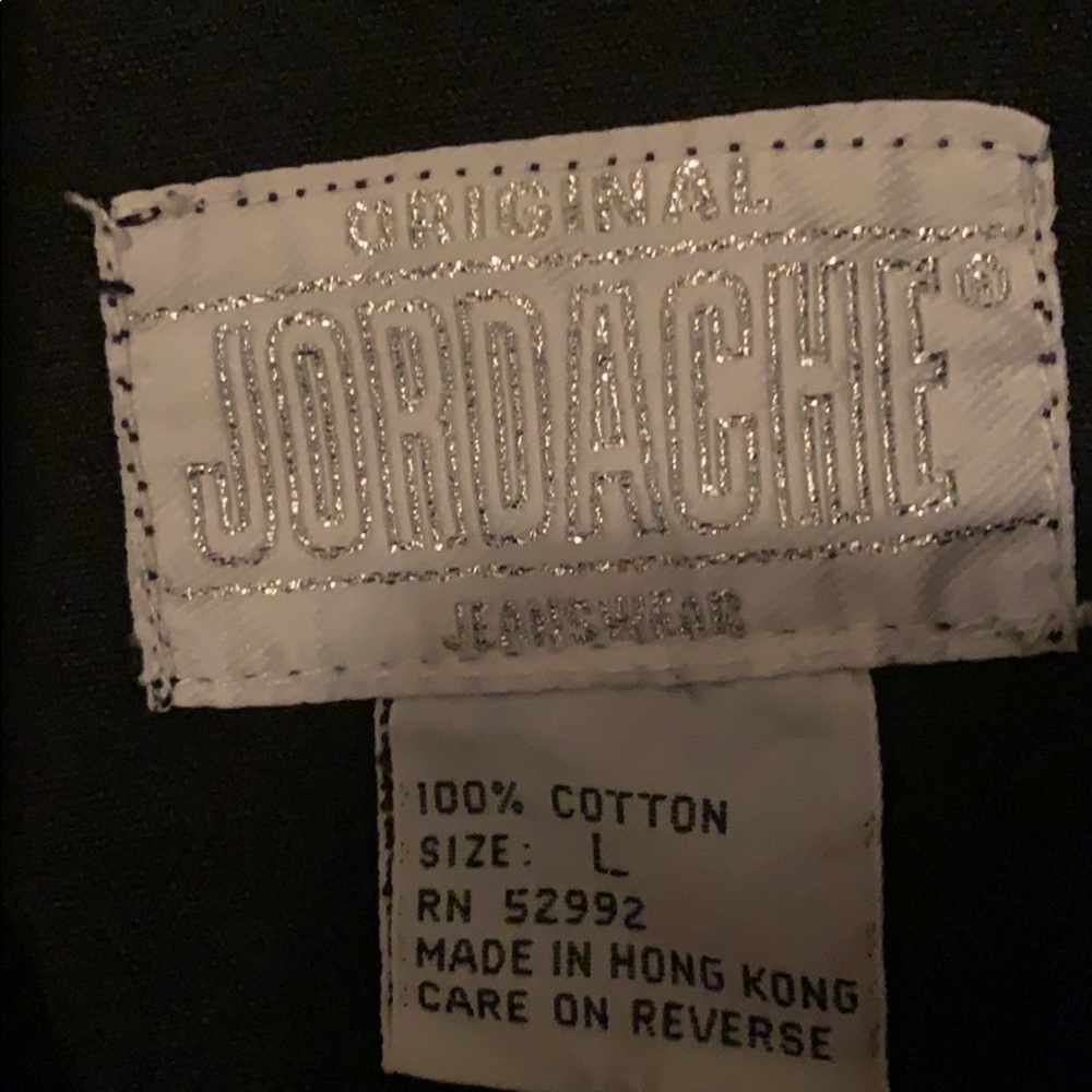 Girls Jordache black motorcycle jacket w/ belt - Picture 3 of 8